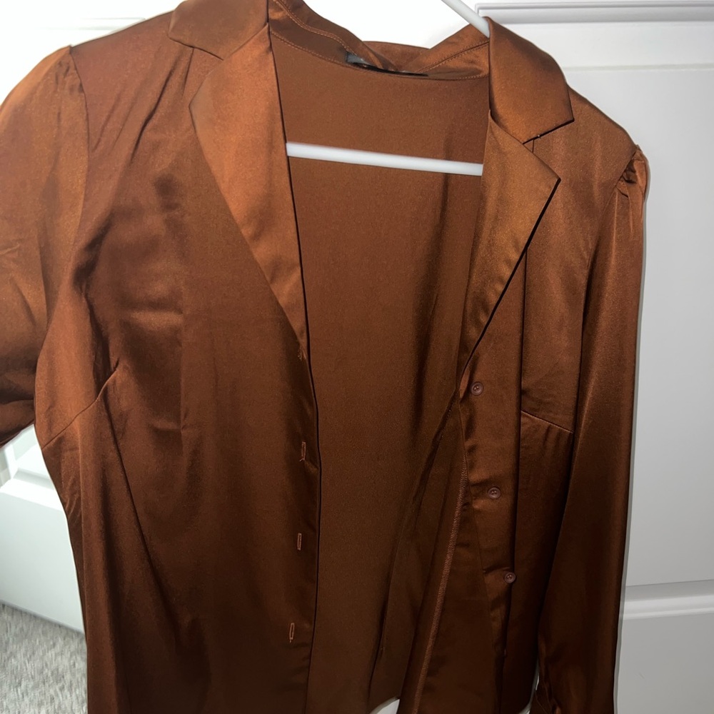 Allegra K Men's Copper Blazer